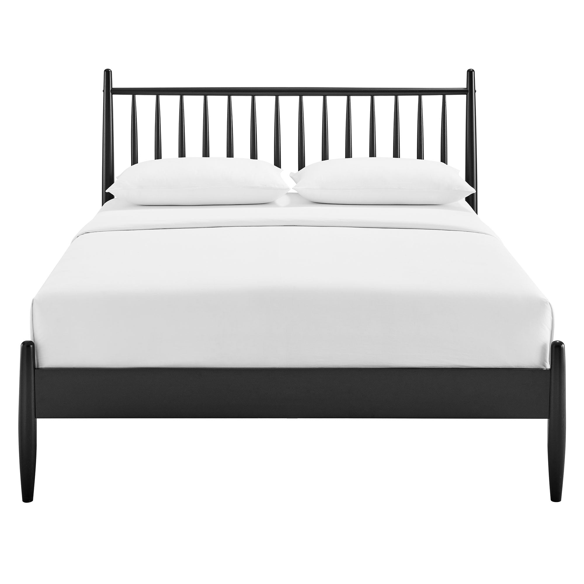 Zane Full Size Spindle Bed Frame, Black