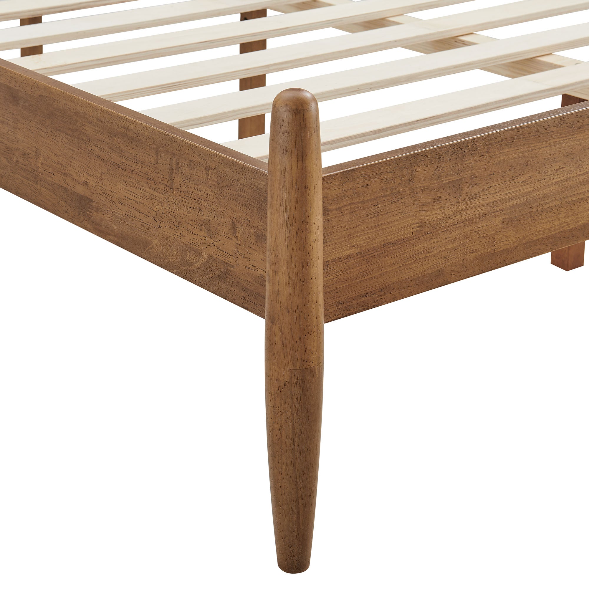 Zane King Size Spindle Bed, Walnut