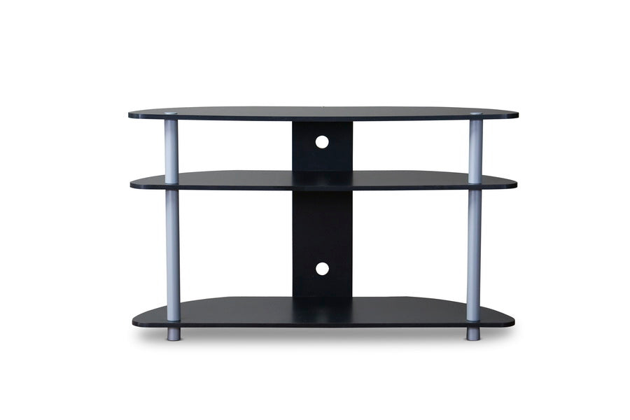 Orbit Black and Silver TV Stand