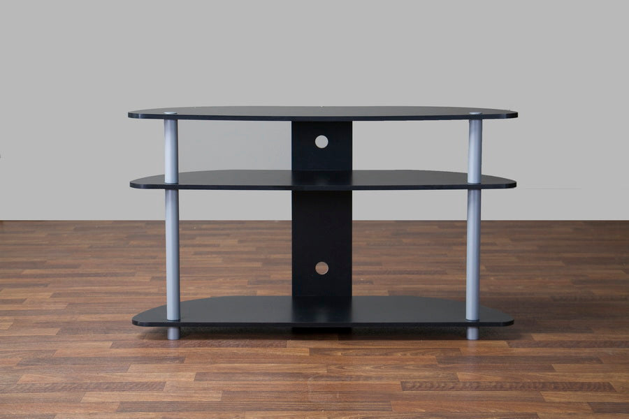Orbit Black and Silver TV Stand