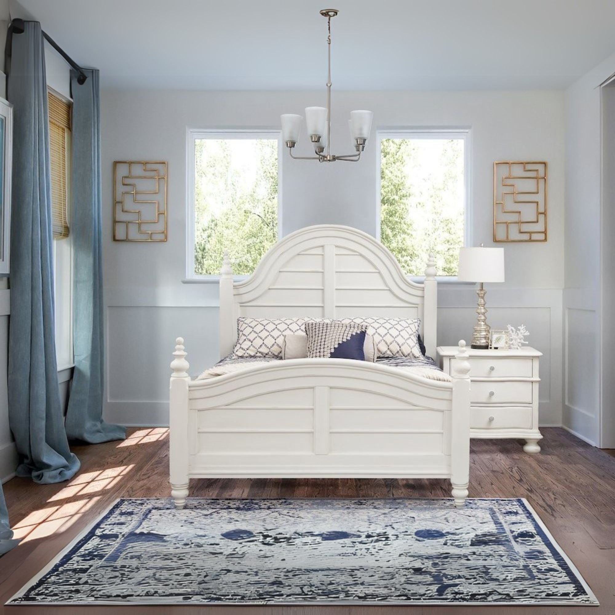 Rodanthe King Panel Bed - Dove White