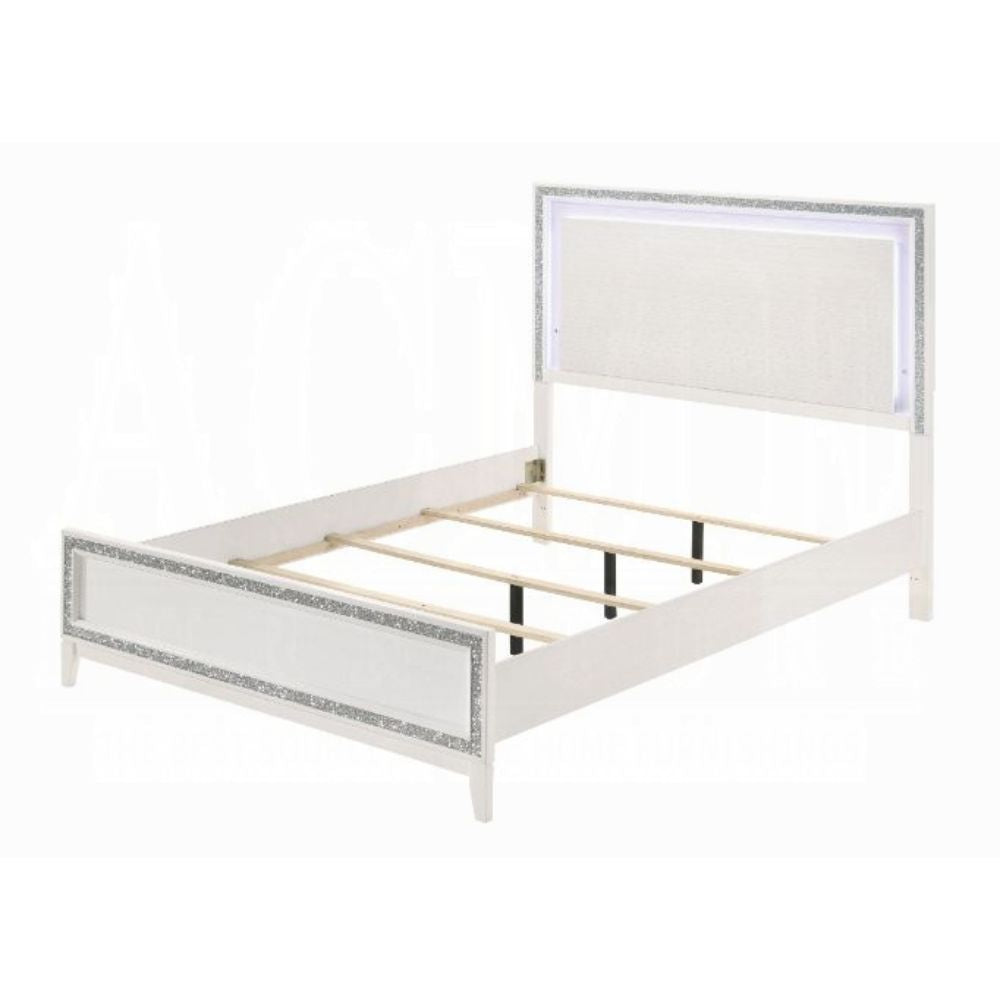 Haiden Wooden Queen Bed w/LED