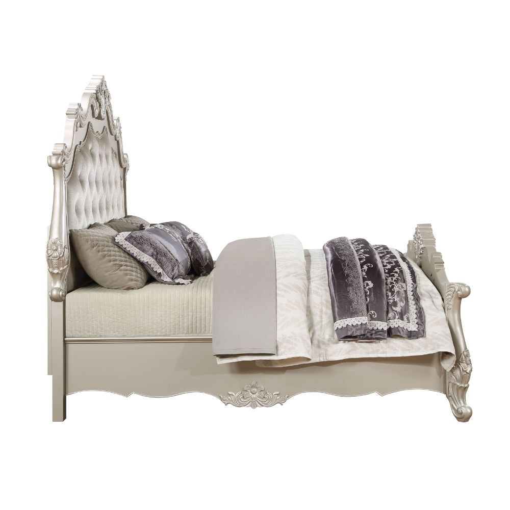 Bently Queen Bed , Champagne Finsih