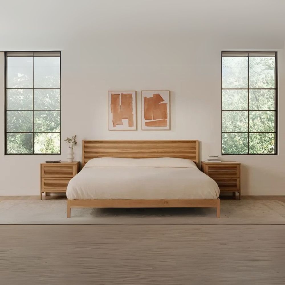 Teeda King Bed Natural