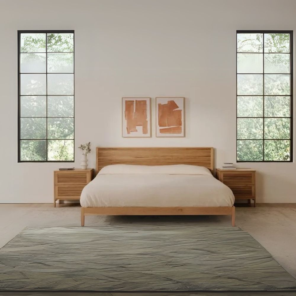 Teeda Queen Bed Natural