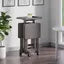 Isabelle 6-Pc Snack Table Set with Removable Serving Tray, Oyster Gray