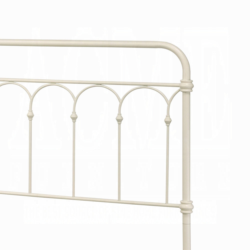 Citron Queen Bed, White Finish