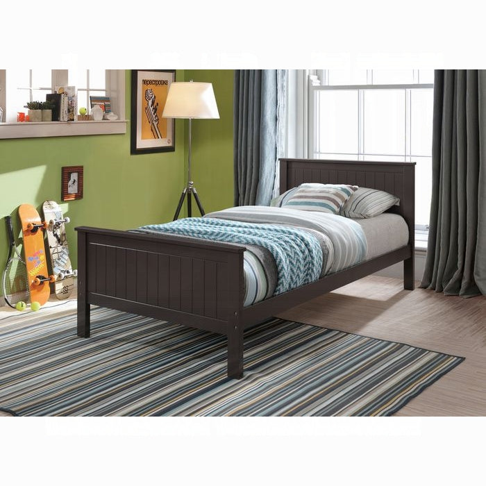 Bungalow Twin Bed, Chocolate Finish