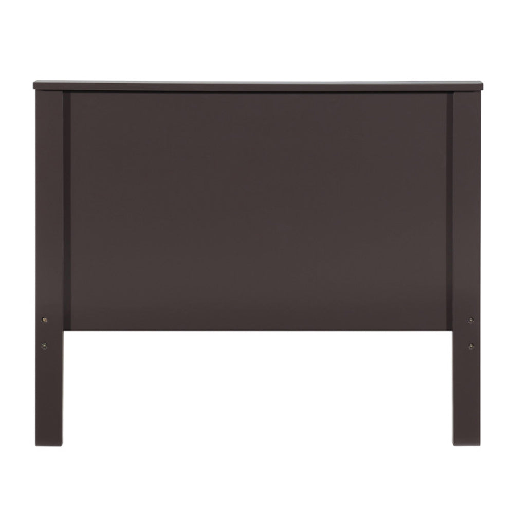 Fremont Bungalow Collection Twin Size Wooden Bed  Chocolate Finish & Slatted Headboarduch