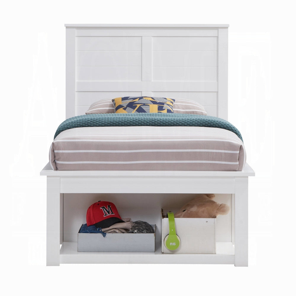 Iolanda Twin Bed, White Finish