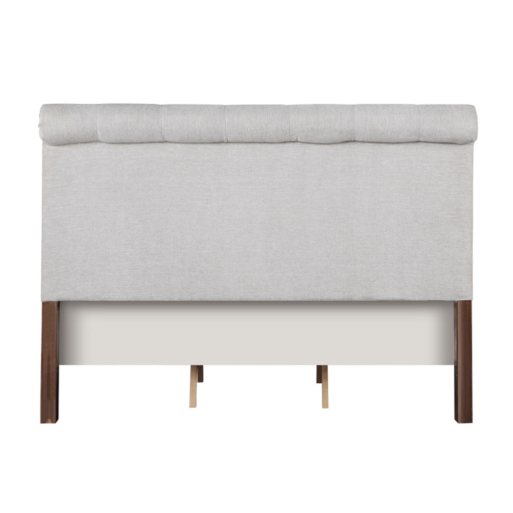 Verona  Queen Reclaimed Oak Wood Panel Bed – Contemporary Industrial Style with Metal Legs