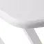 Corbett 5-Pc Oversized Snack Table Set, White