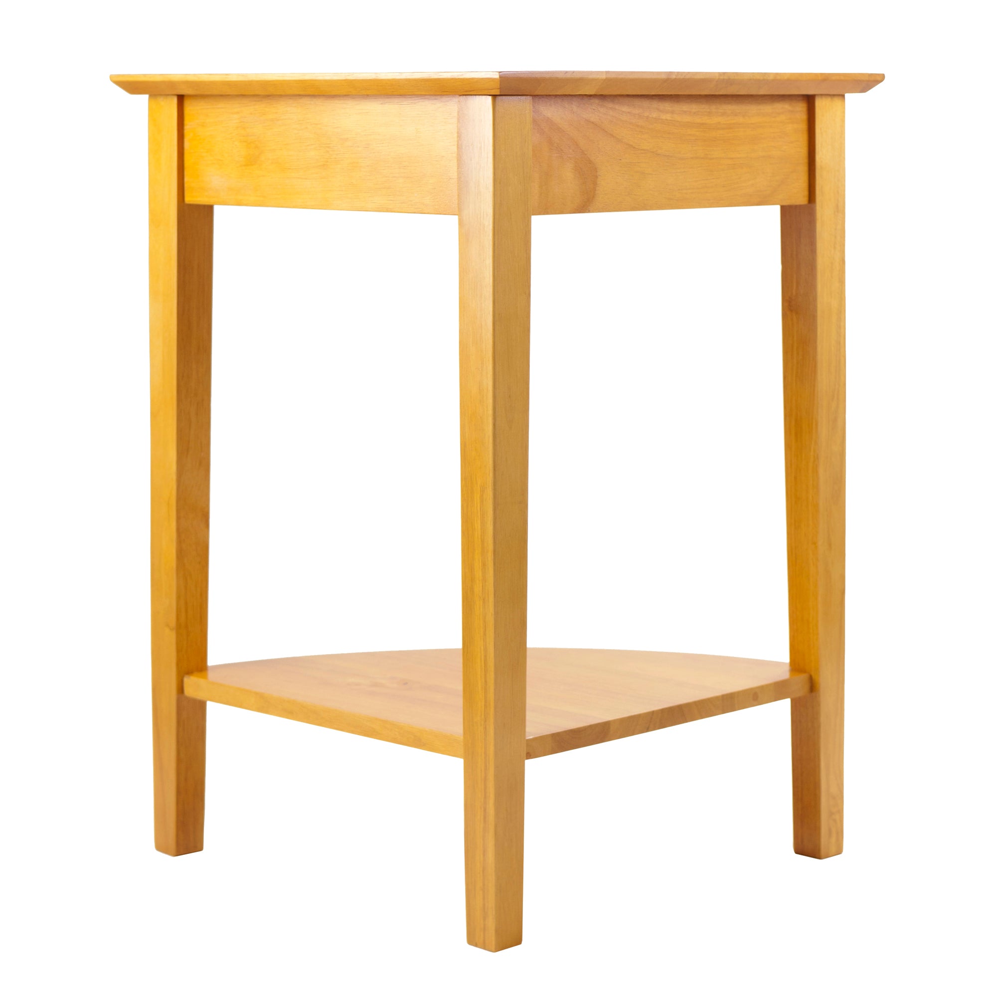 Studio Home Office Corner Table, Honey