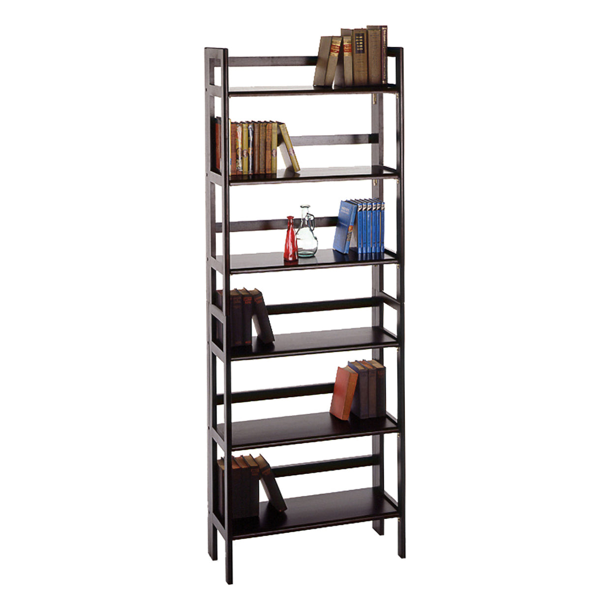 Terry 3-Tier Foldable Shelf, Stackable, Black