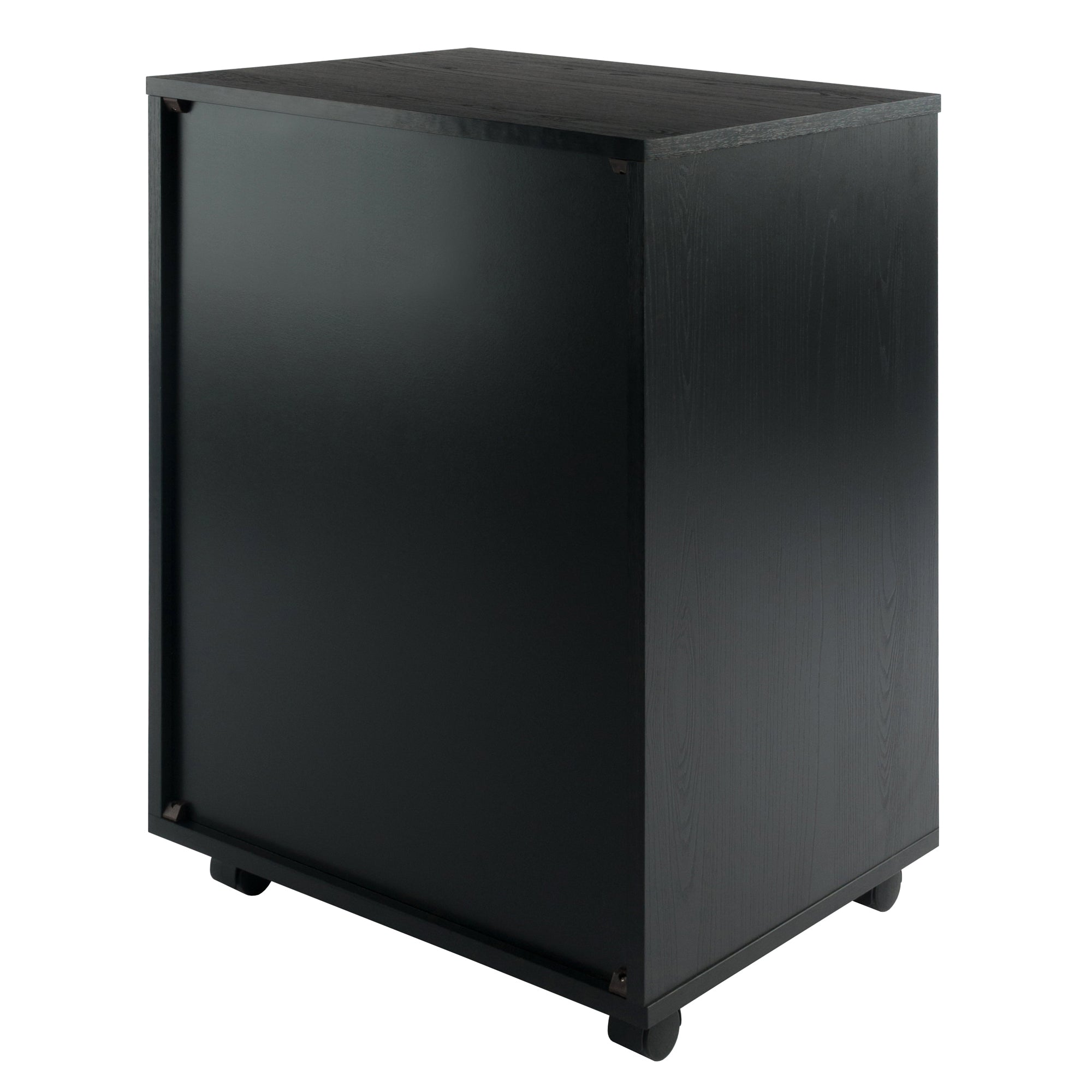 Halifax 5-Drawer Mobile Cabinet, Black