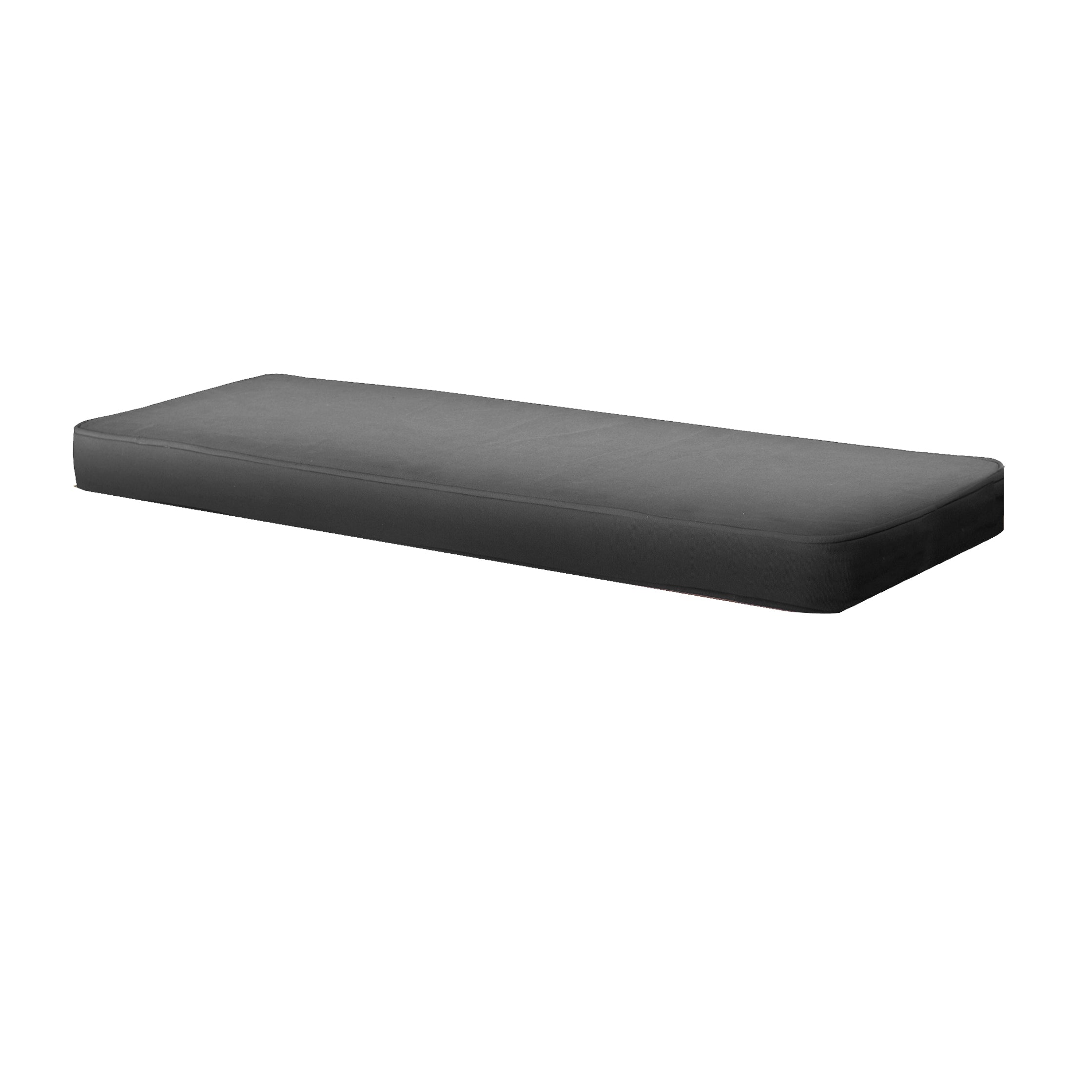 Townsend Storage Bench with Seat Cushion, Espresso and Black