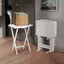 Alex 5-Pc Snack Table Set, White