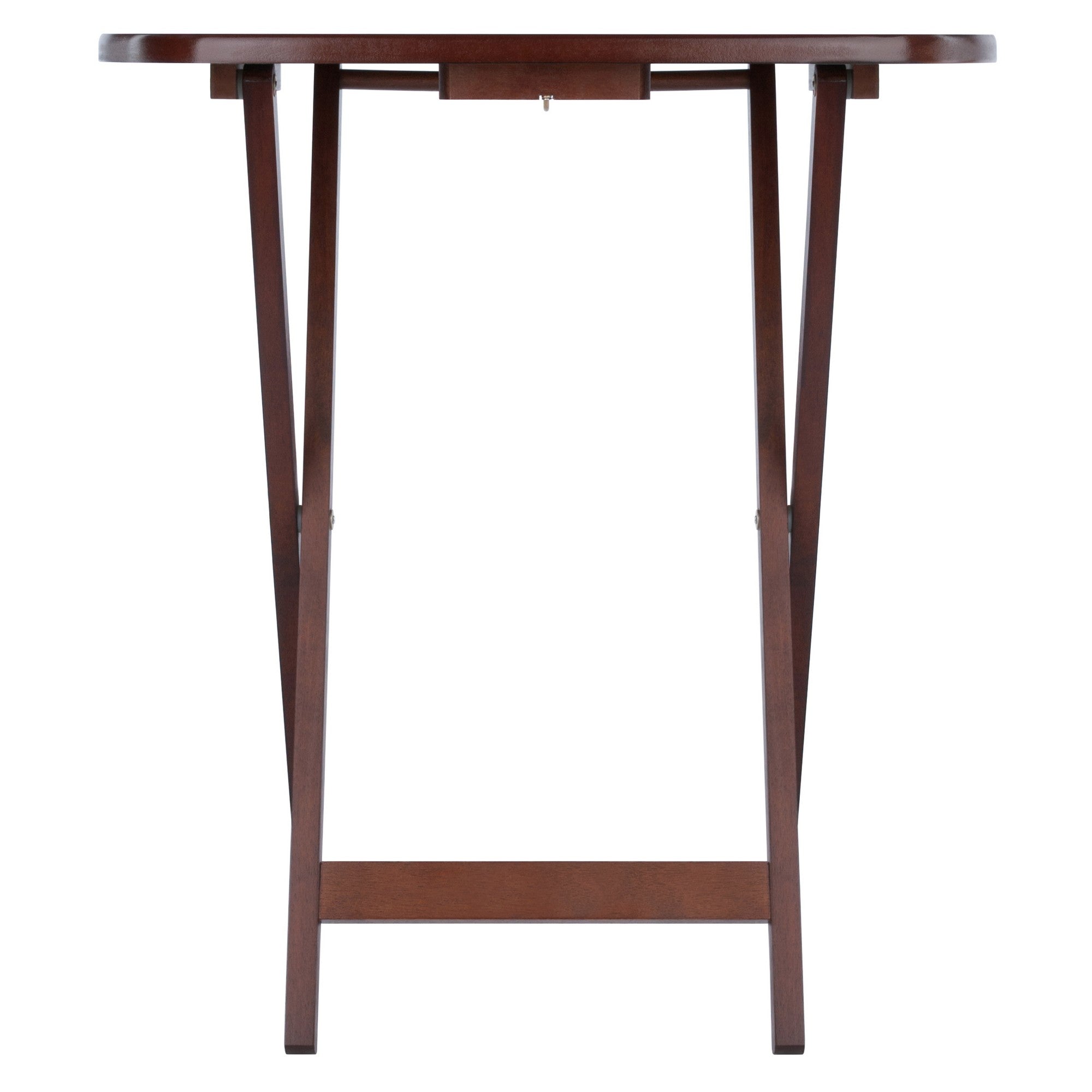 Corbett 5-Pc Oversized Snack Table Set, Walnut