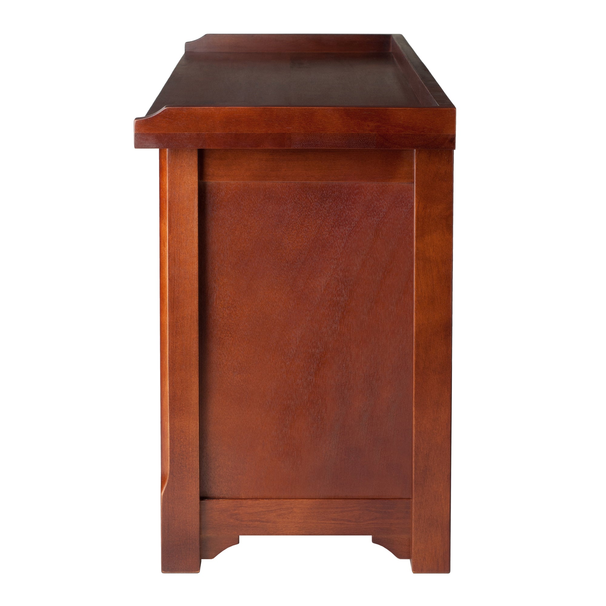 Milan Storage Hall Bench, Walnut