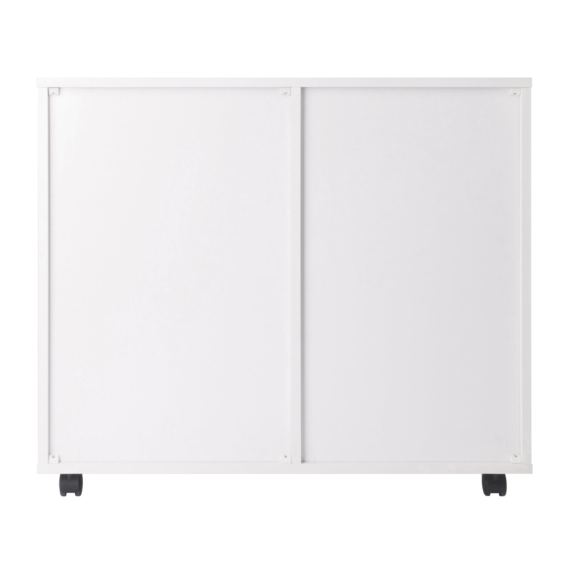 Halifax 2-Section Mobile Filing Cabinet, White