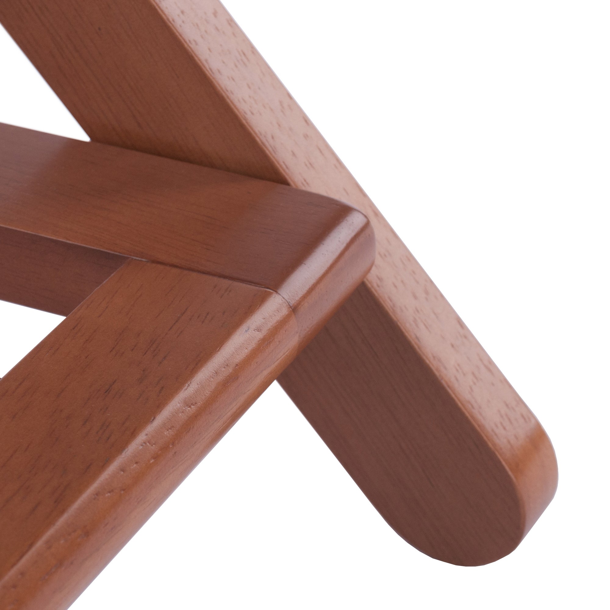 Reese Luggage Rack with Shelf, Teak