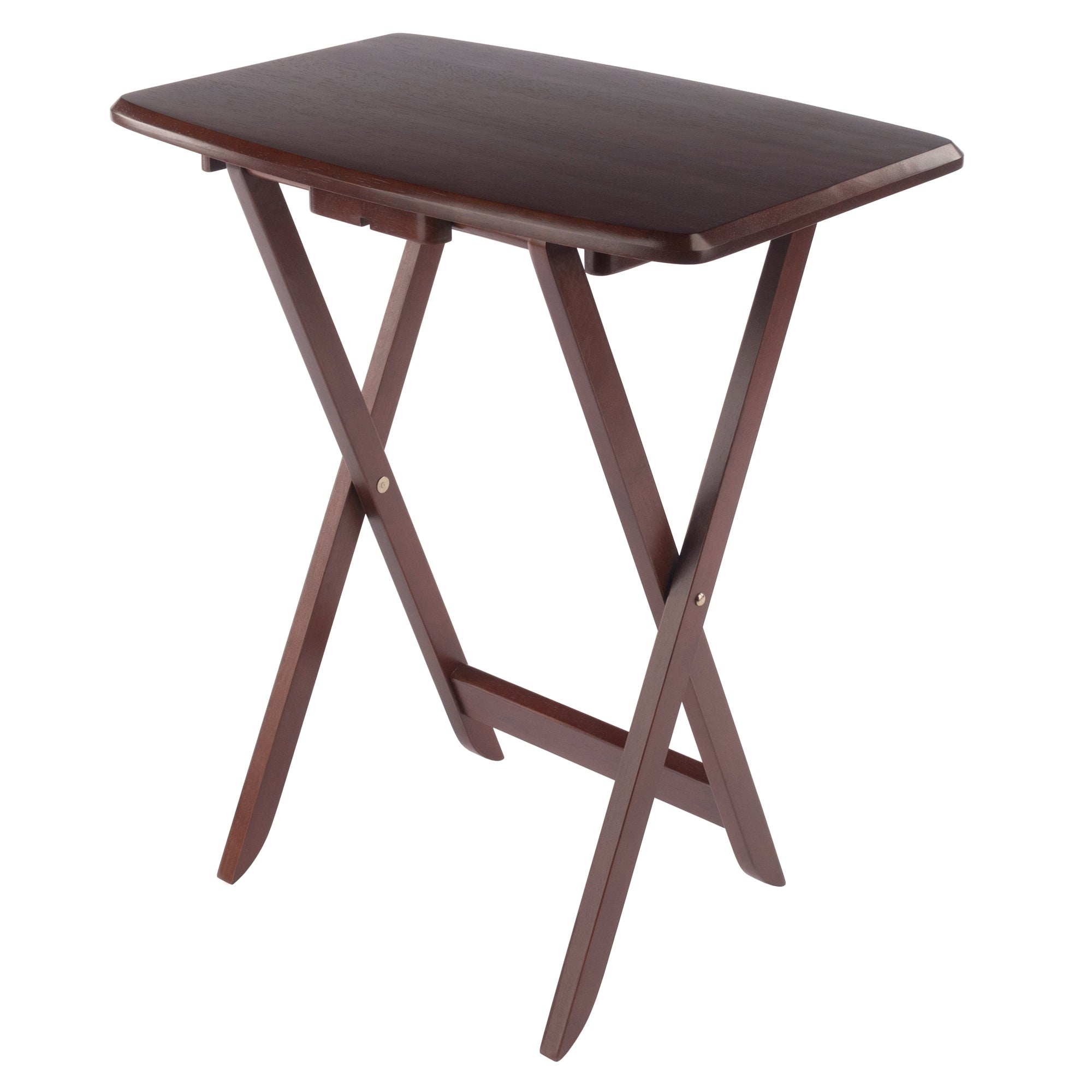 Dylan 5-Pc Oversized Snack Table Set, Walnut
