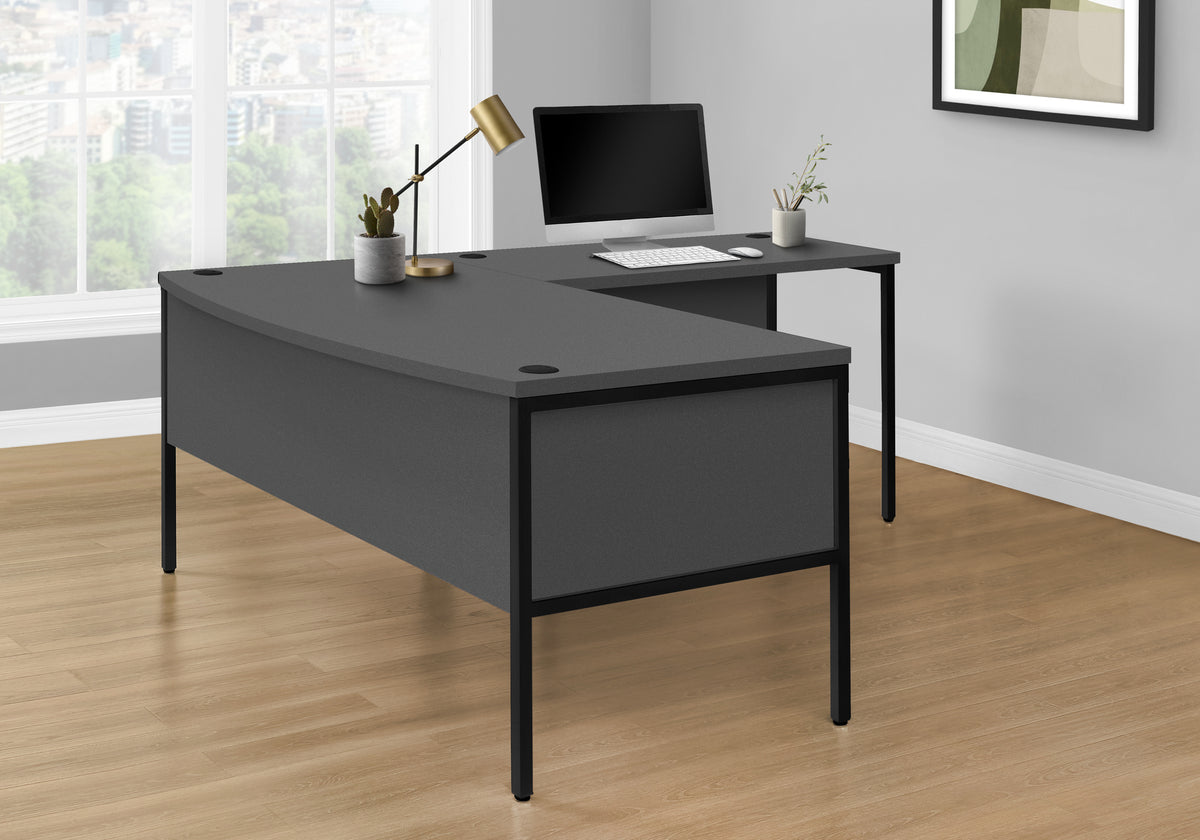 Sadiya - Computer Desk 48"L Work Home Office Commercial Grade Grey Laminate