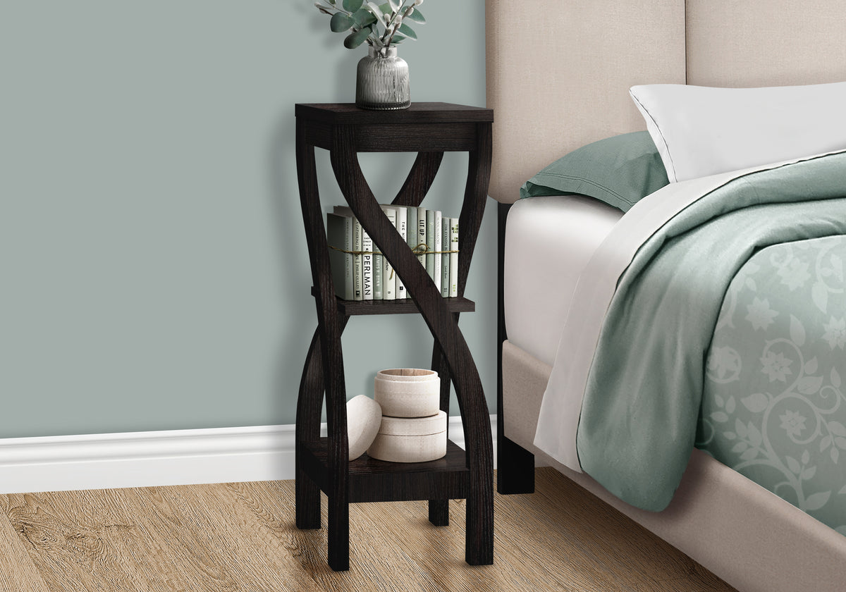 Siskal - Accent Table Side End Plant Stand Square Living Room Bedroom