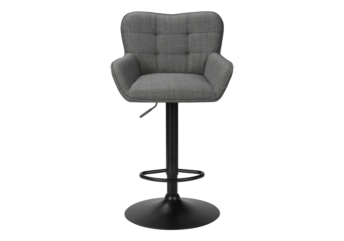 Gordian - Barstool Set Of 2 Adjustable Swivel Bar Height Counter Height