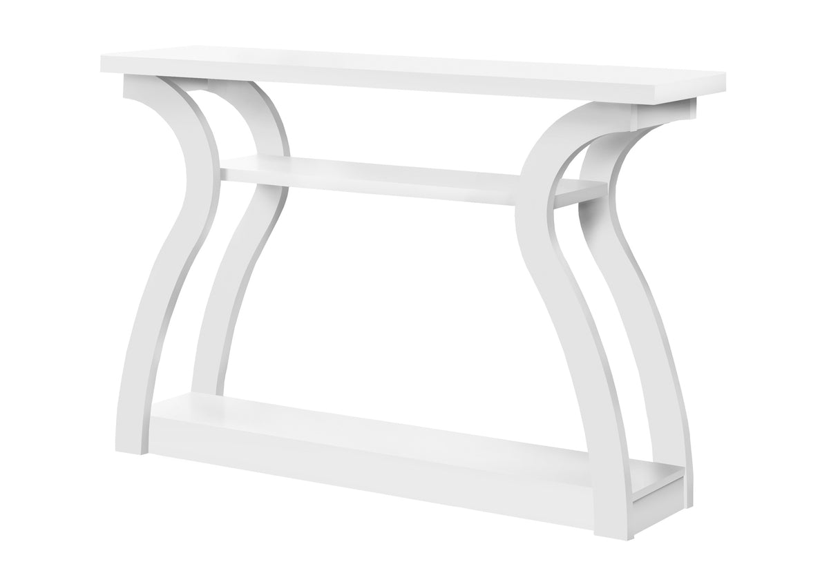 Aric - Accent Table Console Entryway Narrow Sofa Living Room Bedroom White