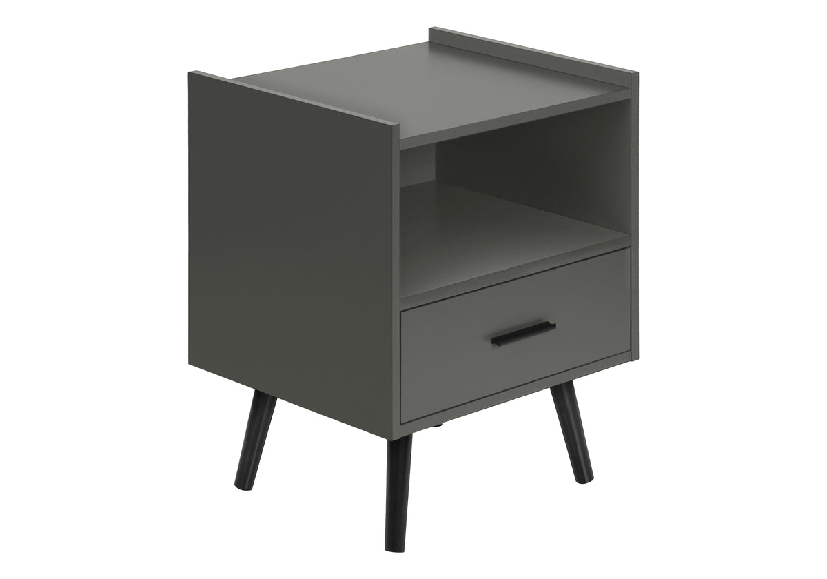 Nouria - Accent Table Side Table End Storage Drawer Nightstand Bedroom Living