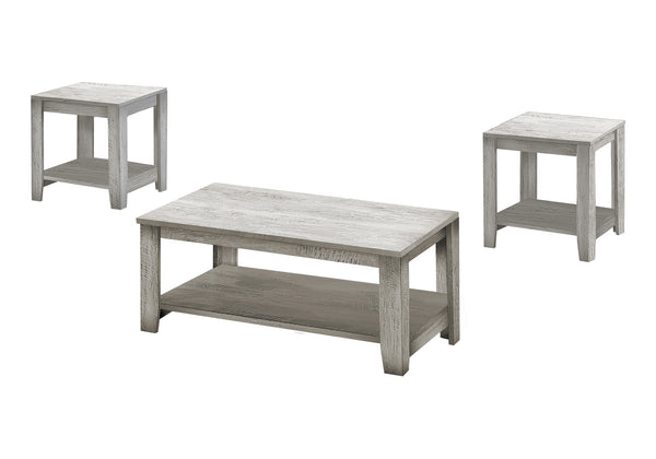 Narva - Table Set 3pcs Set Coffee End Side Accent Living Room
