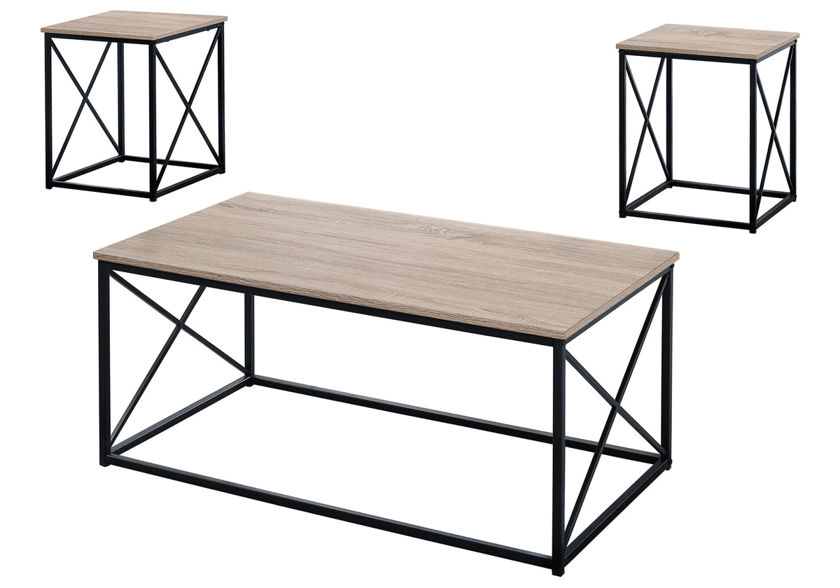 Ramiel - Table Set 3pcs Set Coffee End Side Accent Living Room