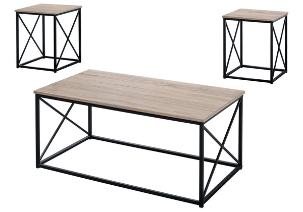Ramiel - Table Set 3pcs Set Coffee End Side Accent Living Room
