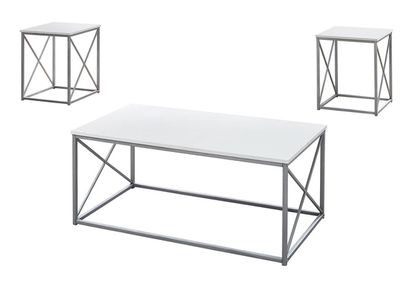 Neola - Table Set 3pcs Set Coffee End Side Accent Living Room