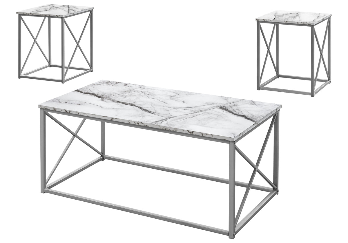 Eldora - Table Set 3pcs Set Coffee End Side Accent Living Room