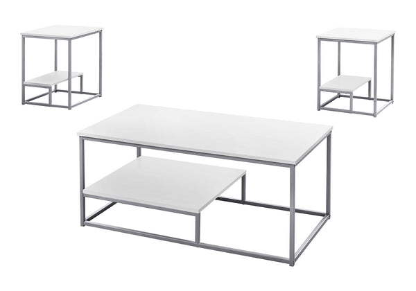 Shamara - Table Set 3pcs Set Coffee End Side Accent Living Room