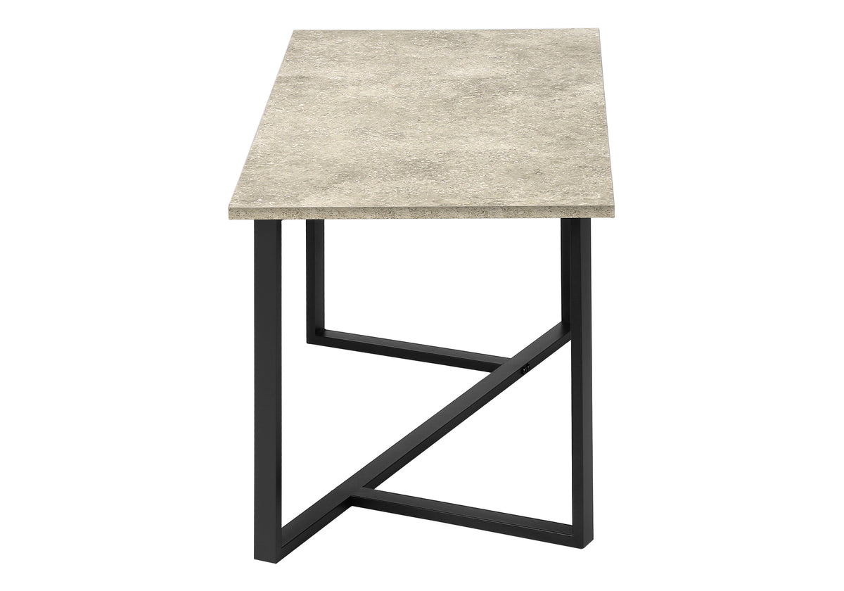 Racquel - Table Set 3pcs Set Coffee End Living Room Cream Stone