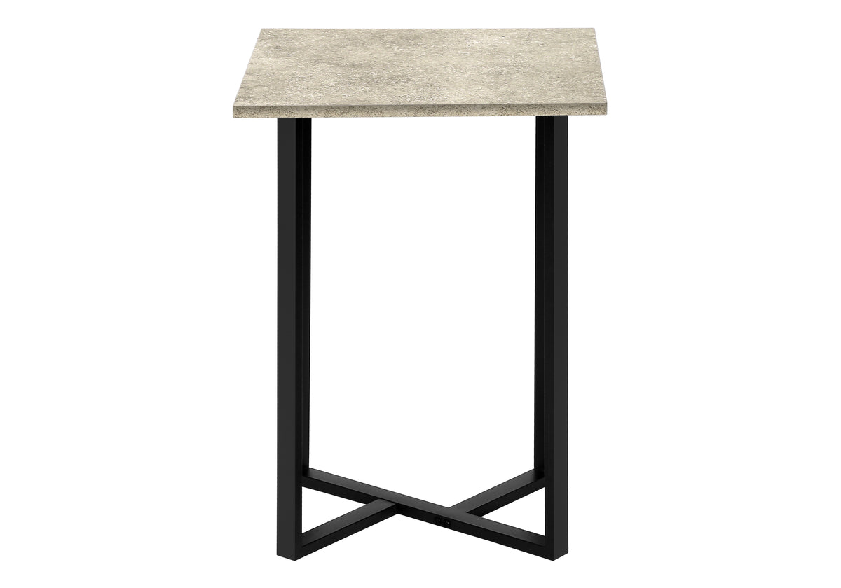 Racquel - Table Set 3pcs Set Coffee End Living Room Cream Stone