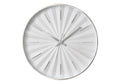 Rogier - Clocks 12" Round Wall Clock White Frame Contemporary Modern