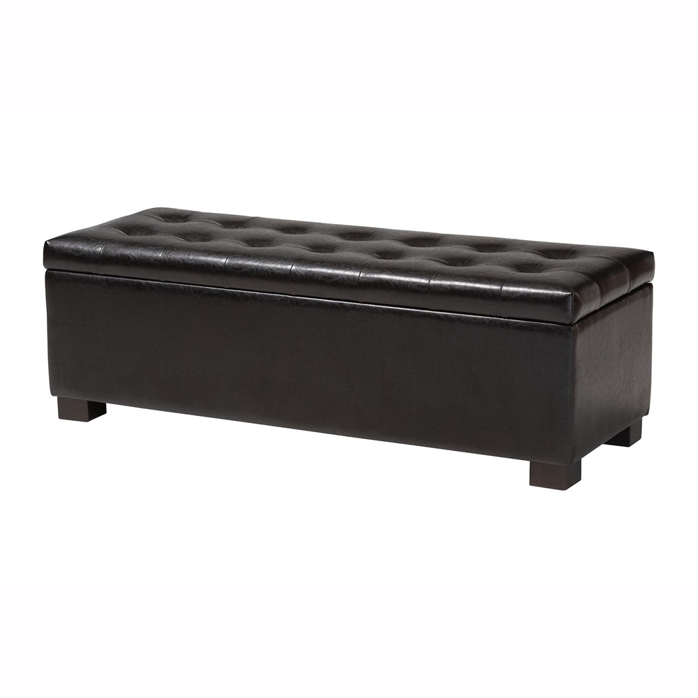Roanoke Contemporary Ottoman With Storage