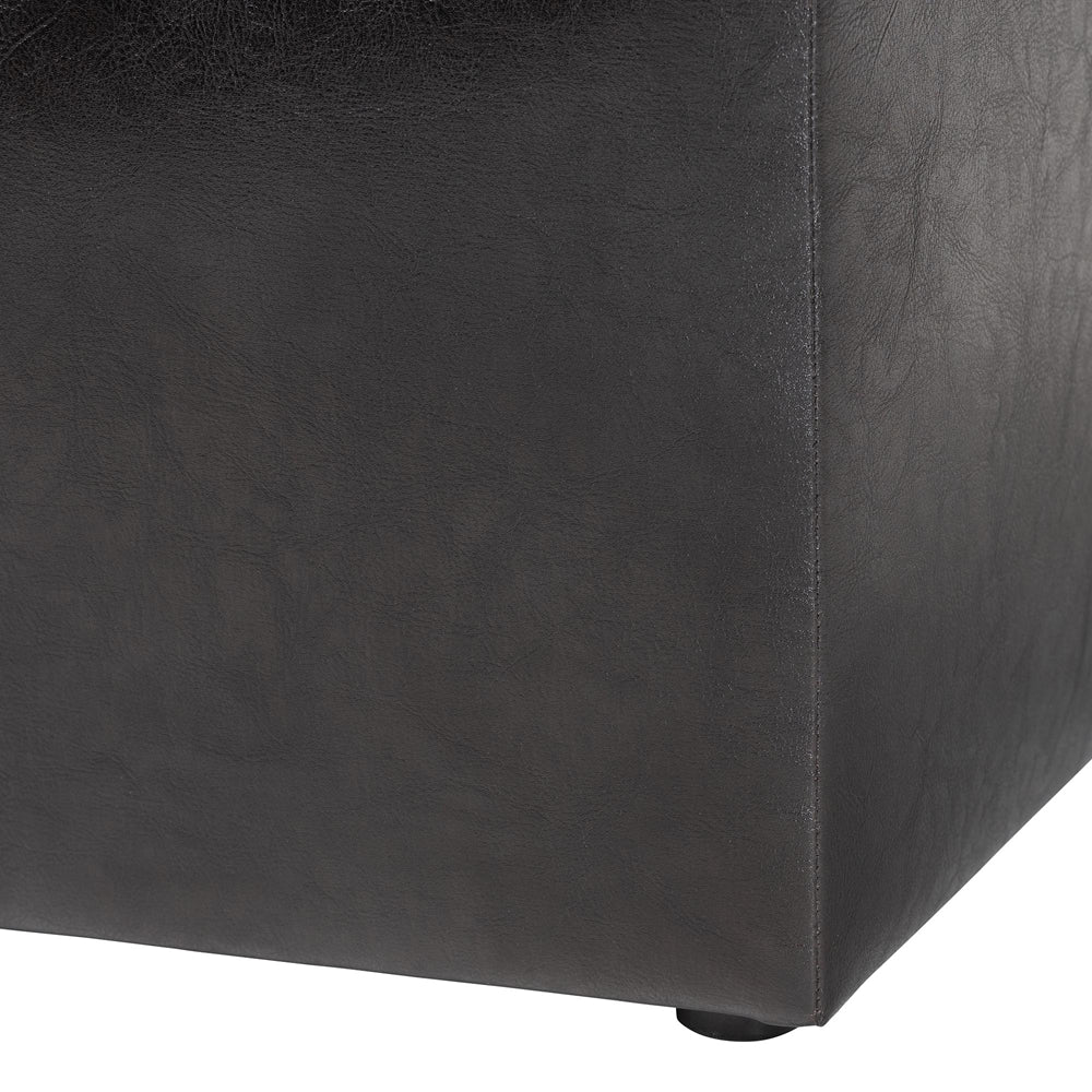 Sydney Brown Modern Storage Ottoman