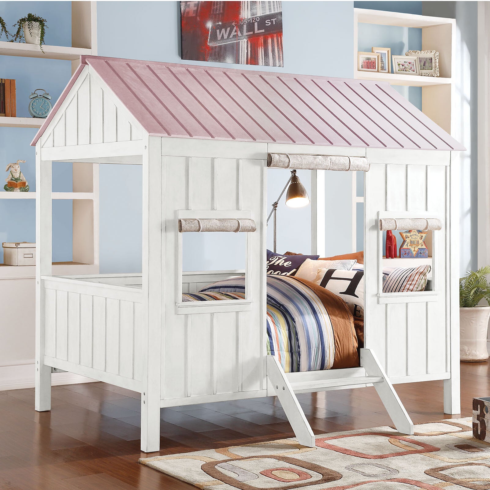 Spring Cottage Wooden Teenager Full Bed