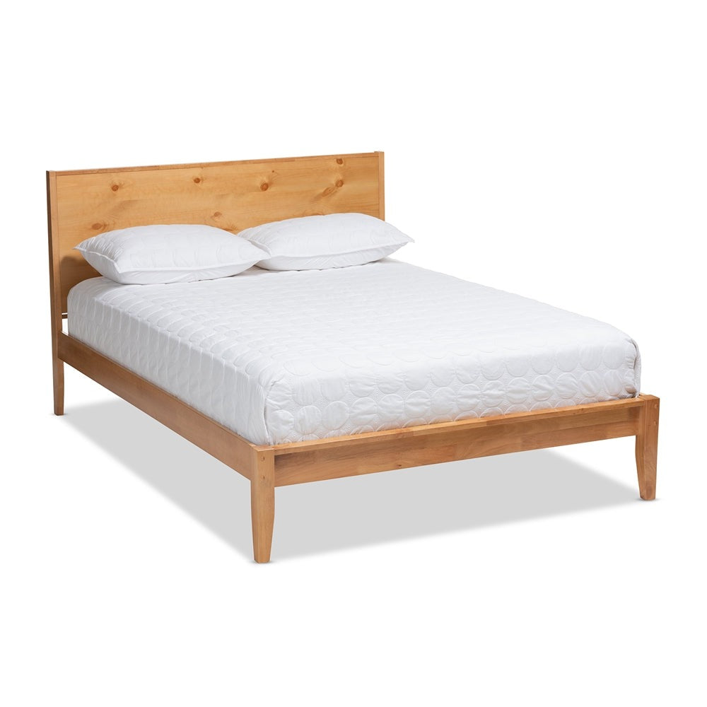 Marana Modern Rustic in Natural Oak & Pine King Size Platform Bed