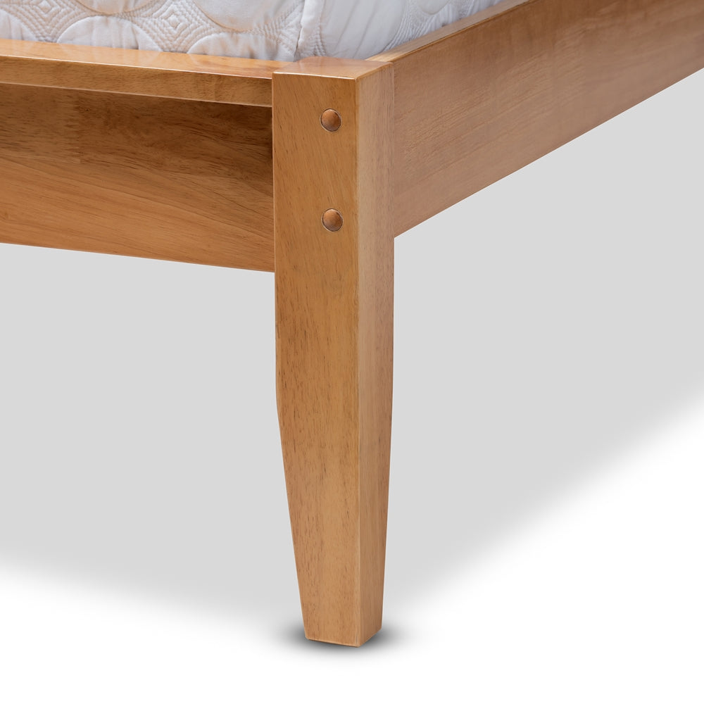 Marana Modern Rustic in Natural Oak & Pine Queen Size Platform