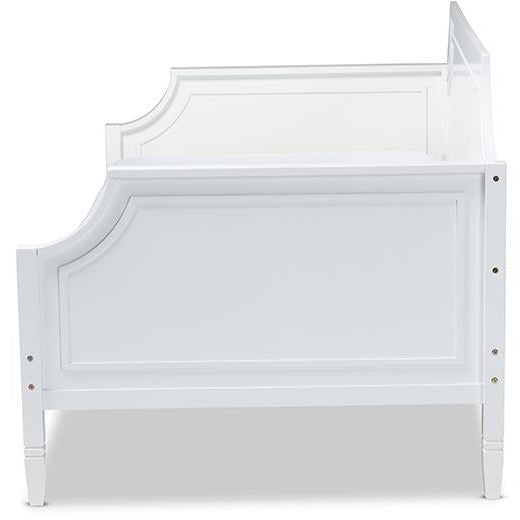 Mariana Classic And Traditional White Finished Wood Twin Size Daybed